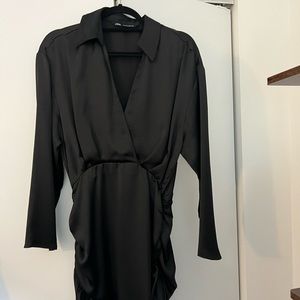 Black long sleeve Zara dress